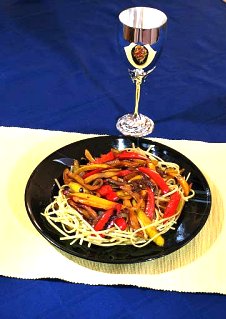 Pasta with Peppers - click for recipe